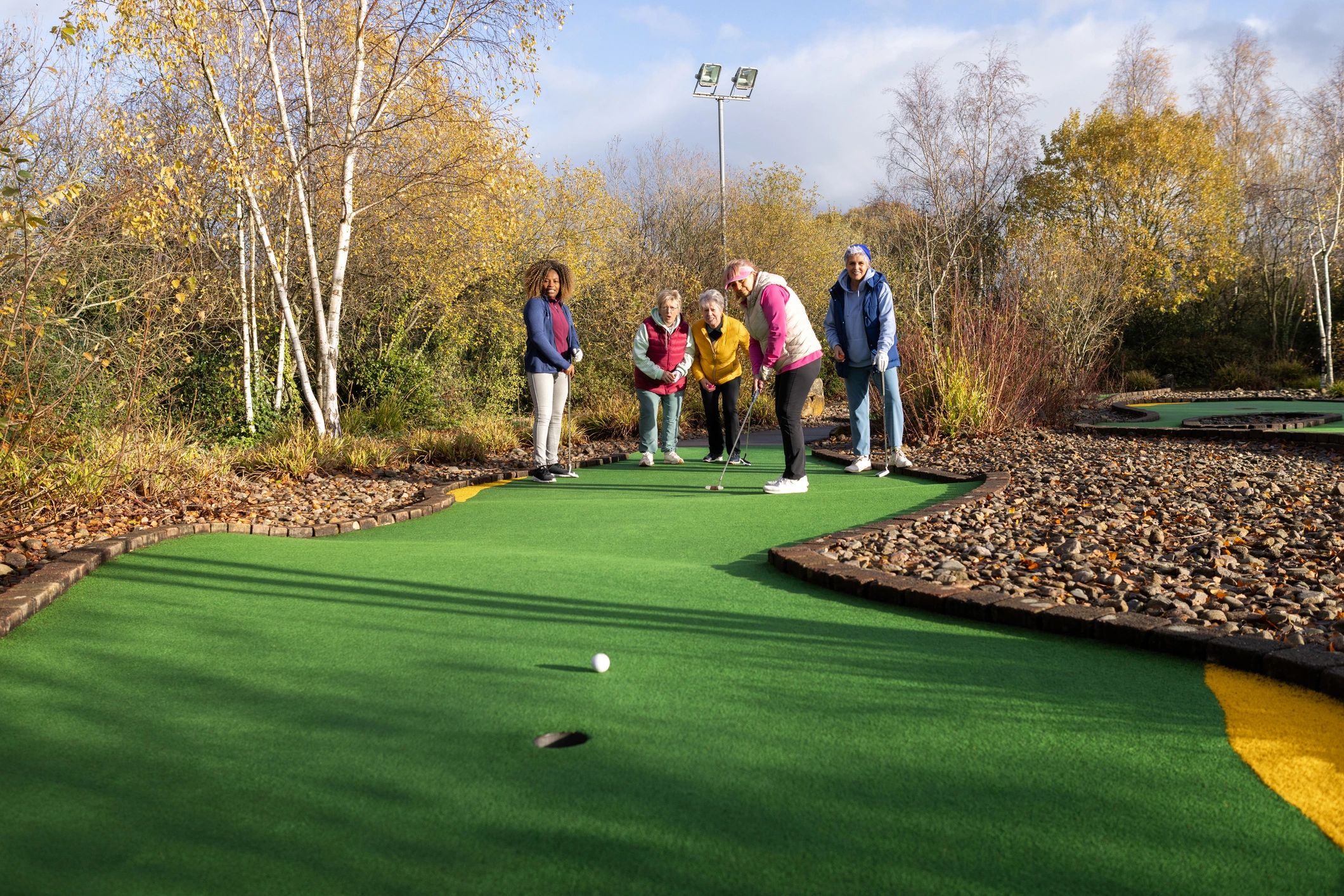 Golf coaching session at To The Tee Academy
